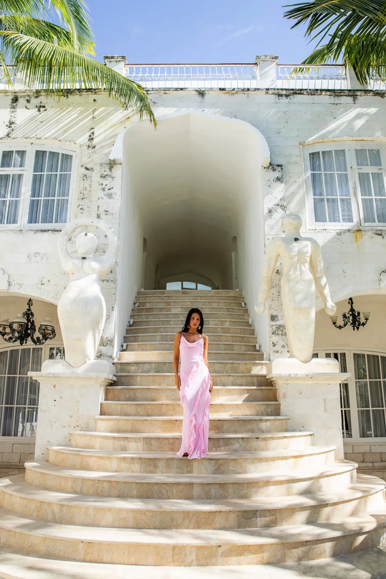 Wedding Guest Dresses|Cocktail Dresses>Hello Molly Romantic Flare Maxi Dress Pink