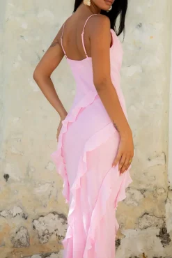 Wedding Guest Dresses|Cocktail Dresses>Hello Molly Romantic Flare Maxi Dress Pink