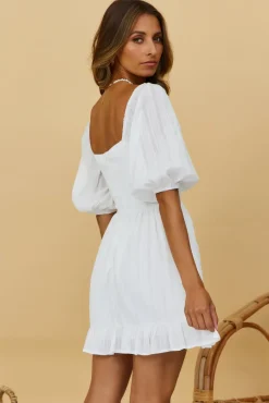 Spring Break Dresses|Summer Dresses>Hello Molly Rose Lenses Dress White
