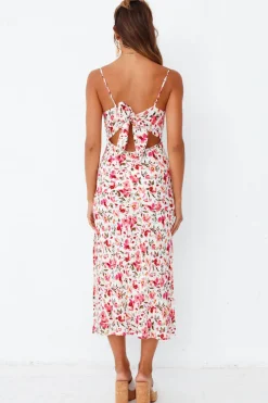 Spring Break Dresses|Casual Dresses>Hello Molly Rosy Cheeks Midi Dress