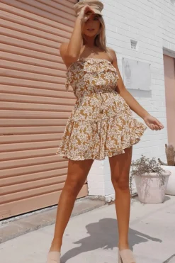 Spring Break Dresses|Bump Friendly>Hello Molly Run Away Dress Mustard