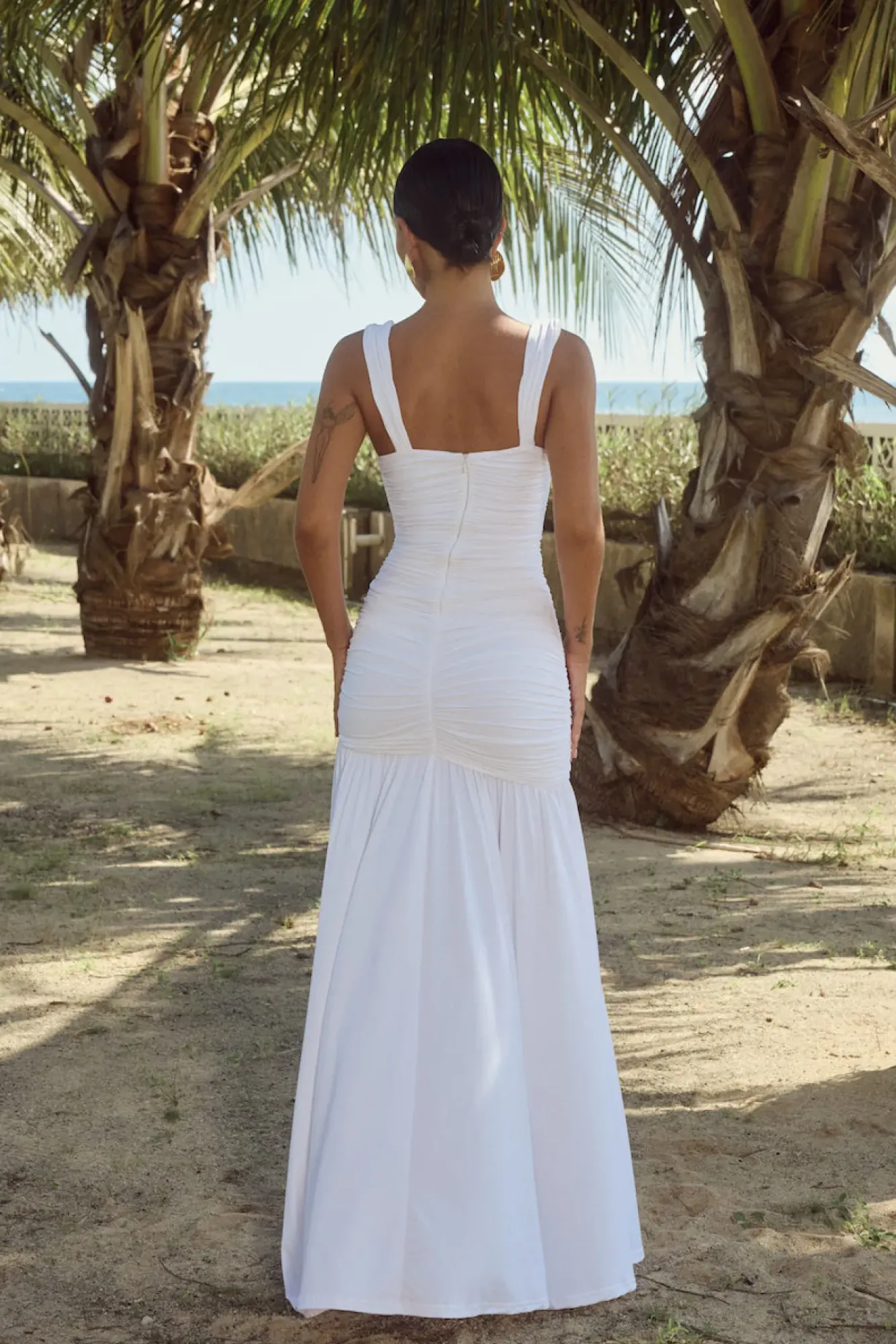 Formal Dresses|Cocktail Dresses>RUNAWAY THE LABEL Carly Maxi Dress White