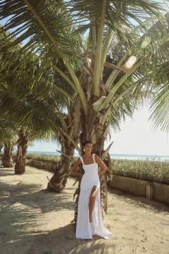 Formal Dresses|Cocktail Dresses>RUNAWAY THE LABEL Carly Maxi Dress White