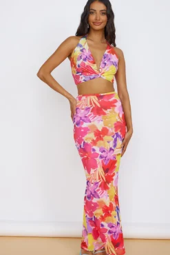 Cropped>RUNAWAY THE LABEL Romance Top Pink