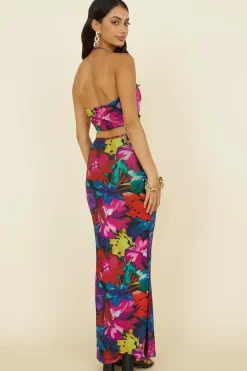 Skirts|Skirt And Top Sets>RUNAWAY THE LABEL Zarela Maxi Skirt Black