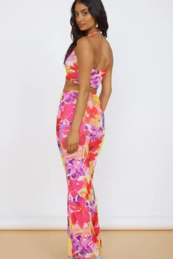 Skirts|Skirt And Top Sets>RUNAWAY THE LABEL Zarela Maxi Skirt Pink