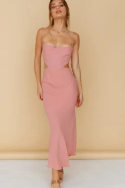 Bridesmaid Dresses|Spring Break Dresses>Hello Molly Running To You Maxi Dress Blush