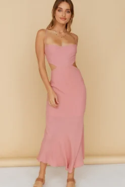Bridesmaid Dresses|Spring Break Dresses>Hello Molly Running To You Maxi Dress Blush