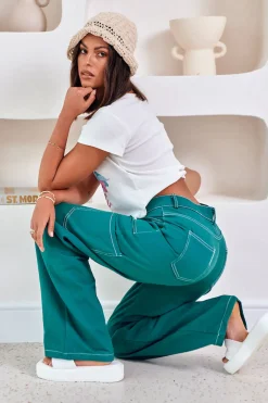 Pants>Hello Molly Rush Hour Pants Green
