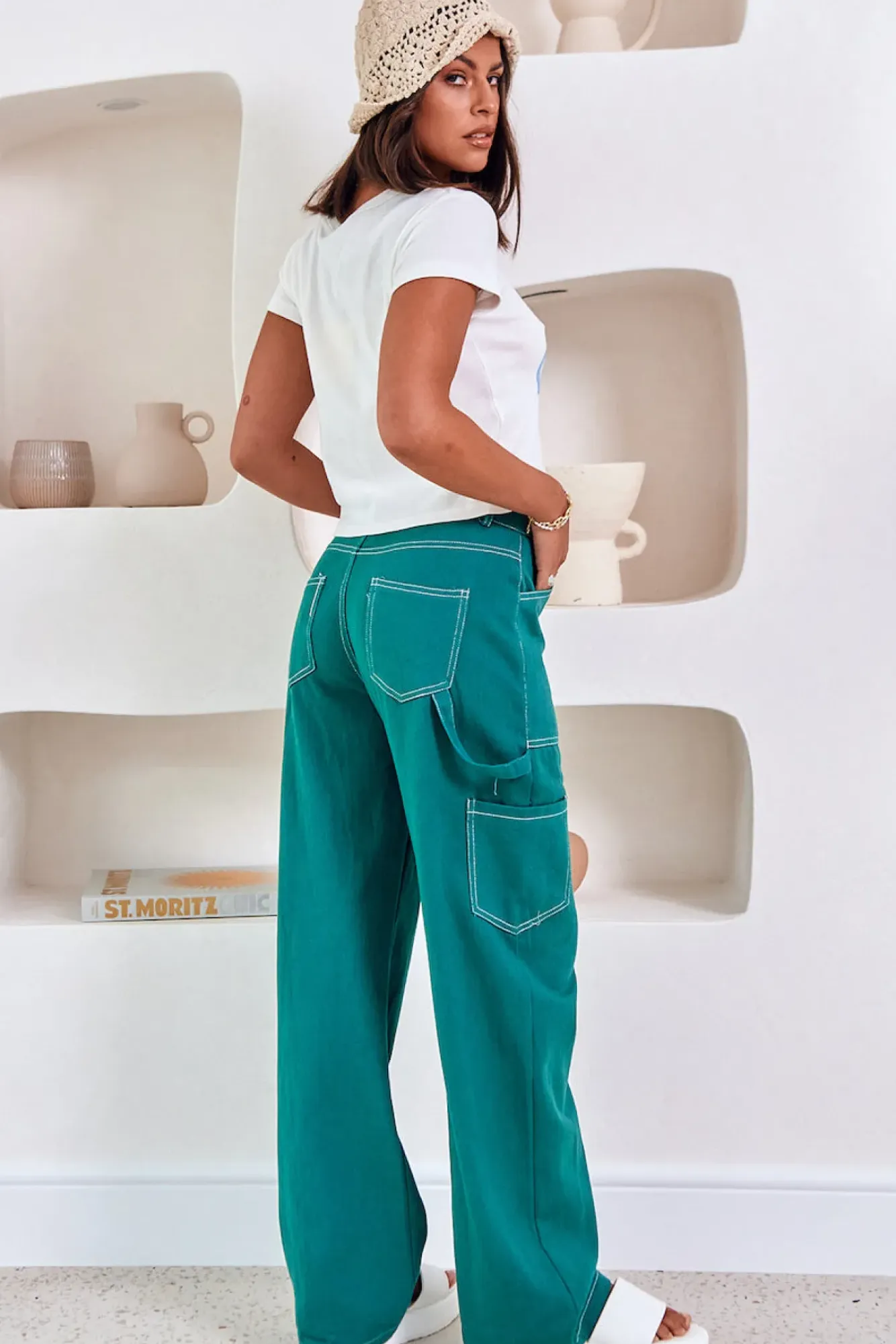 Pants>Hello Molly Rush Hour Pants Green