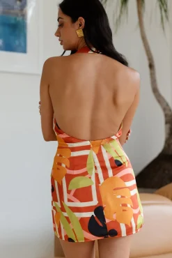 Vacation Dresses|Date Night Dresses>Seven Wonders Sachi Mini Dress Sachi Print