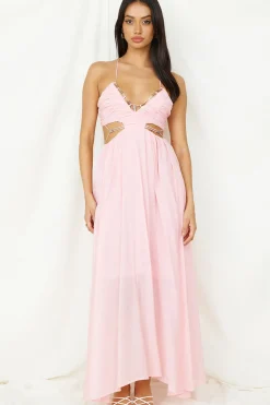 Spring Break Dresses|Maxi Dresses>Hello Molly Sahara Journey Maxi Dress Blush