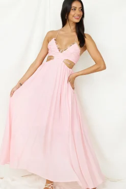 Spring Break Dresses|Maxi Dresses>Hello Molly Sahara Journey Maxi Dress Blush