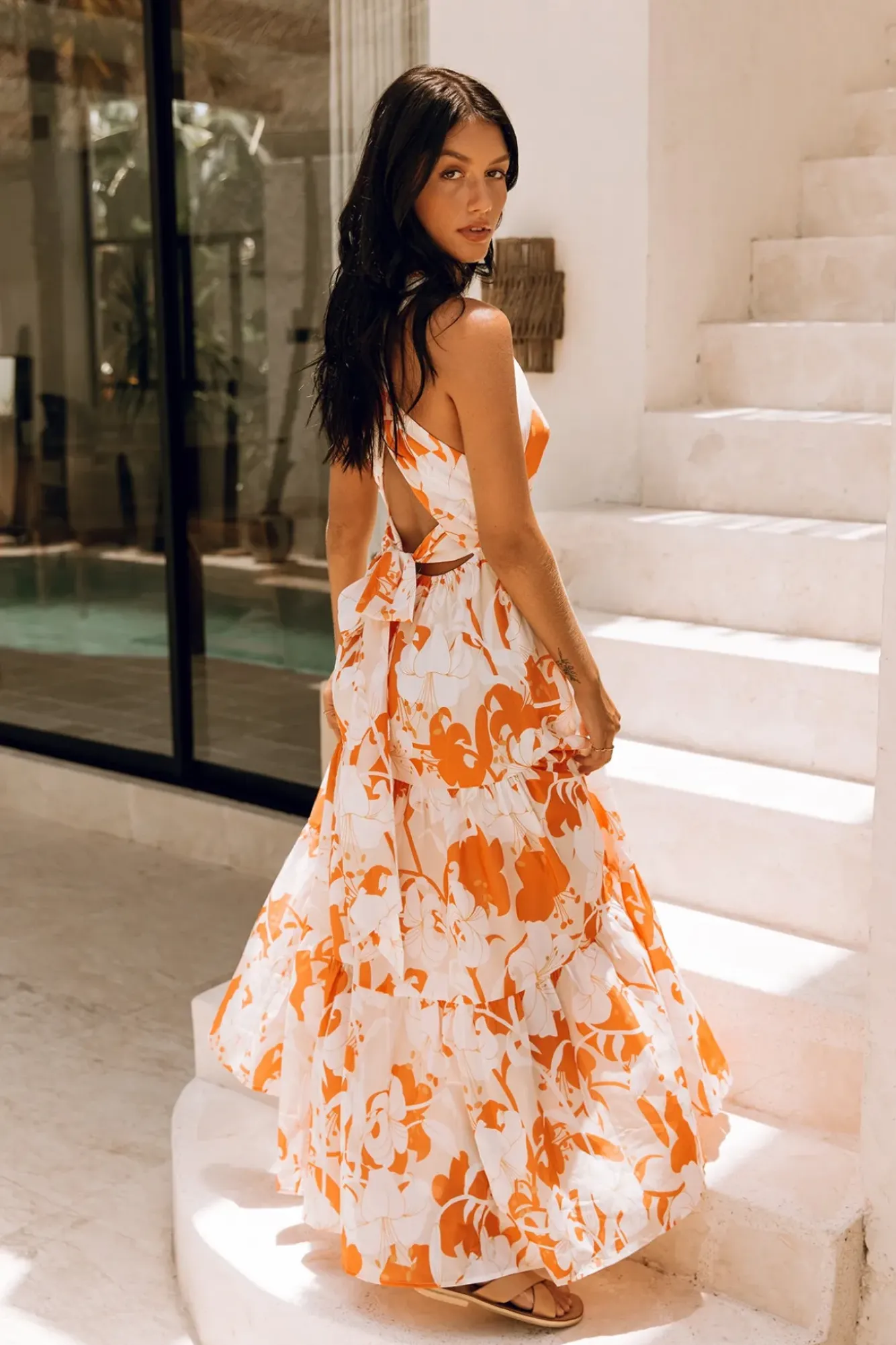 Vacation Dresses|Brunch Dresses>Hello Molly Sandy Beaches Maxi Dress