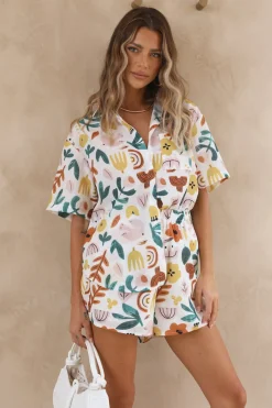 Shirts|Cropped>Hello Molly Sandy Stroll Shirt Multi
