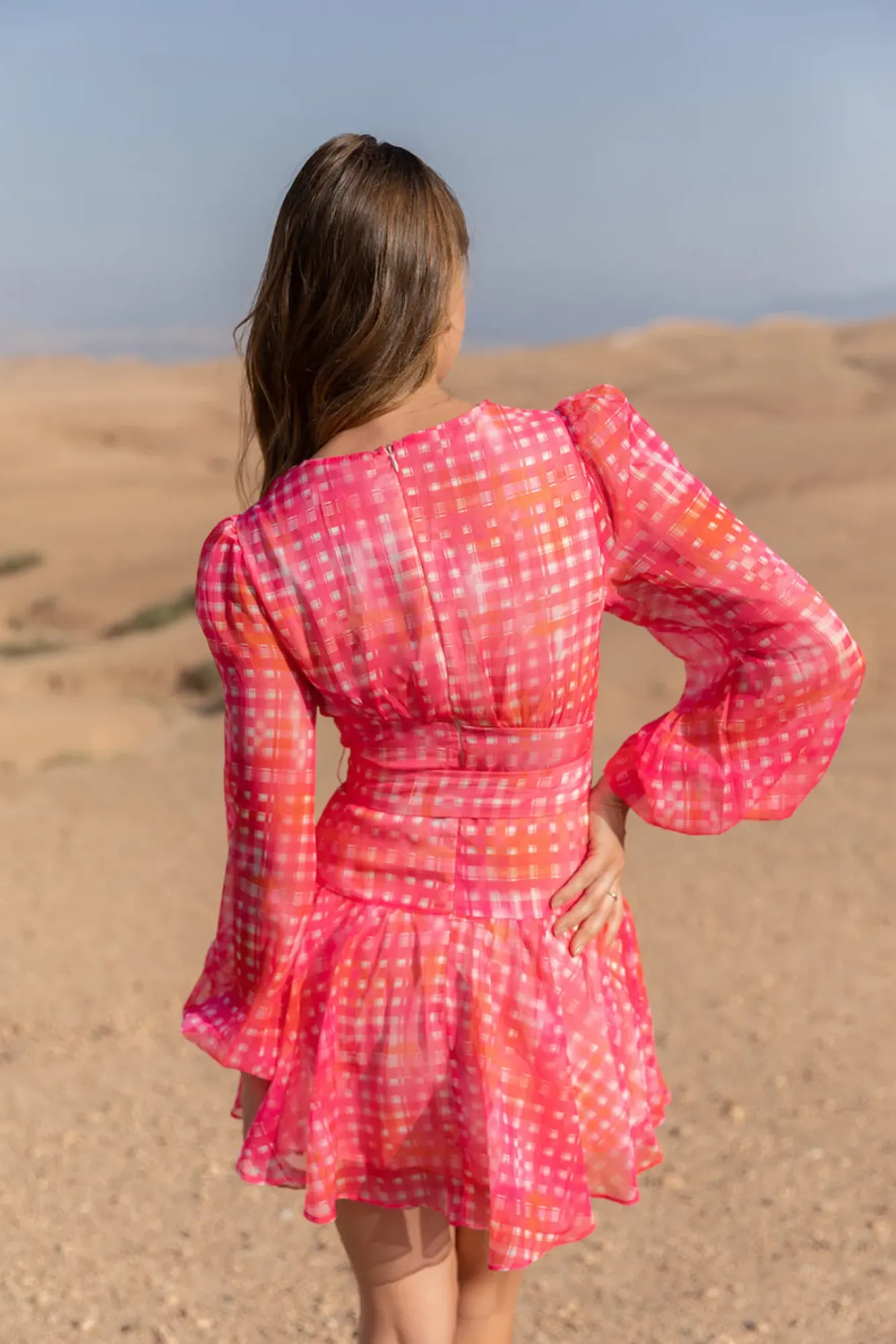 Spring Break Dresses|Flowy Dresses>Hello Molly Saturday Morning Dress Pink