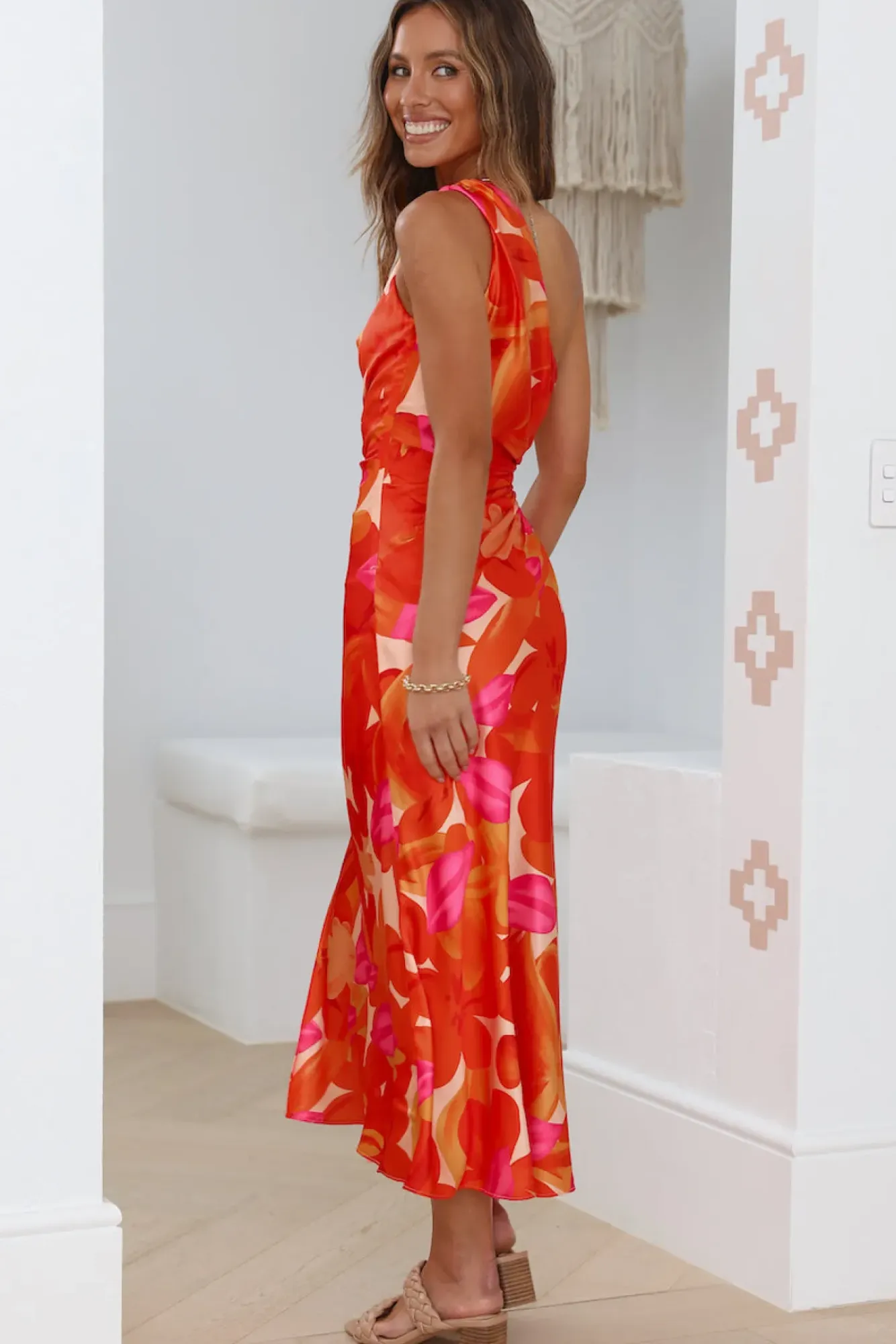 Wedding Guest Dresses|Cocktail Dresses>Hello Molly Save Me A Dance Maxi Dress Orange