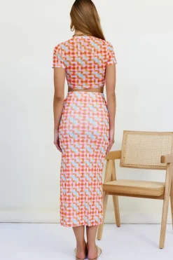 Skirts|Skirt And Top Sets>Hello Molly Scattering Maxi Skirt Multi