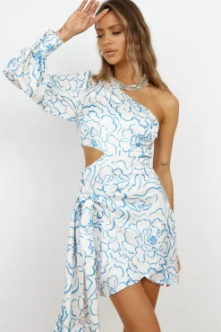 Cocktail Dresses|Date Night Dresses>Hello Molly Scenic Route Dress Blue