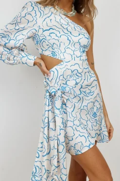 Cocktail Dresses|Date Night Dresses>Hello Molly Scenic Route Dress Blue