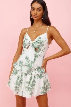 Casual Dresses|Mini Dresses>Hello Molly Seaside Dreaming Dress Green