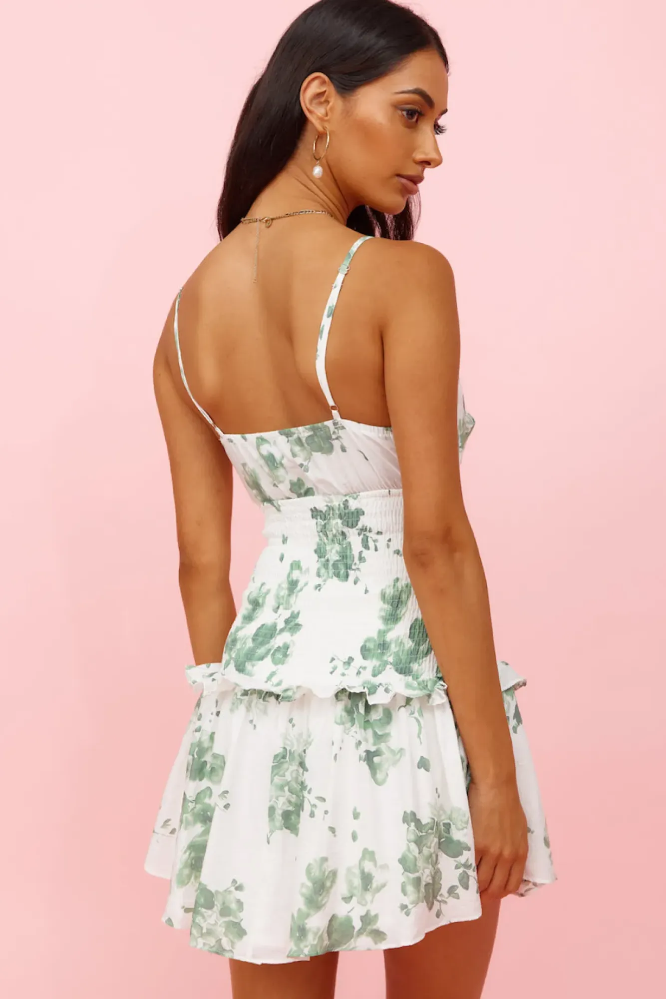 Casual Dresses|Mini Dresses>Hello Molly Seaside Dreaming Dress Green