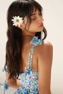 Spring Break Dresses|Brunch Dresses>Hello Molly Seaside Escape Mini Dress Blue