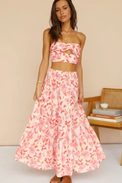 Skirt And Top Sets>Hello Molly Secret Message Maxi Skirt