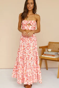 Skirt And Top Sets>Hello Molly Secret Message Maxi Skirt