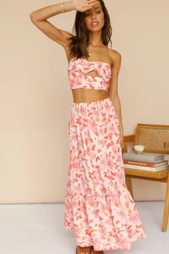Skirt And Top Sets>Hello Molly Secret Message Maxi Skirt