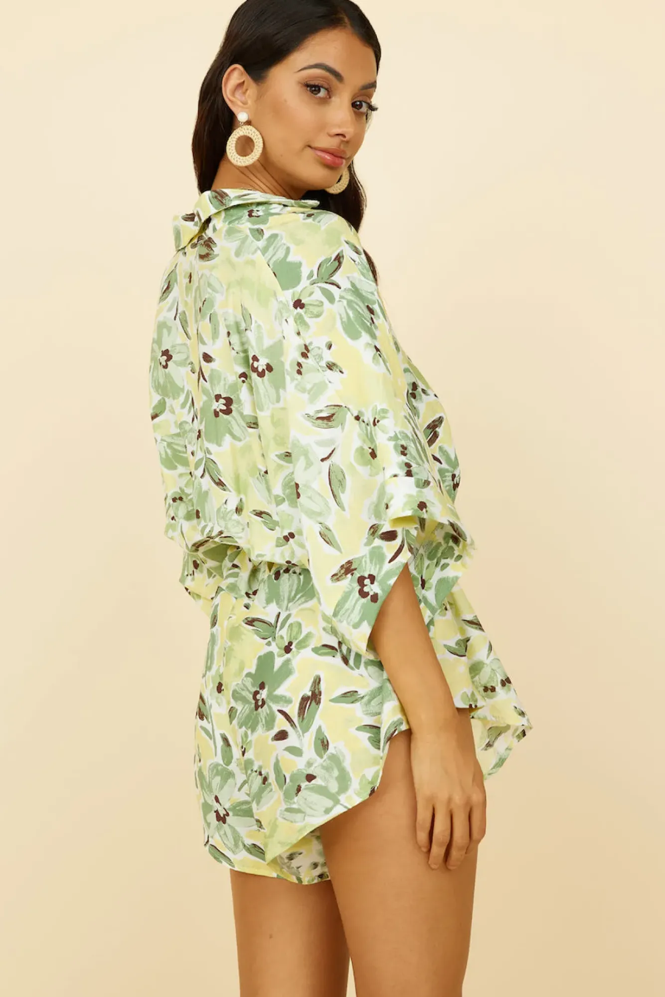 Rompers>Hello Molly See The Good Romper Green