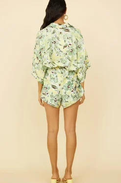 Rompers>Hello Molly See The Good Romper Green