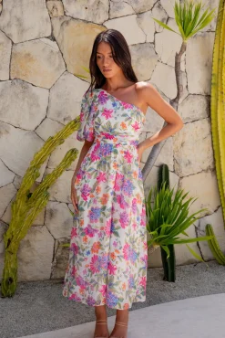 Bump Friendly|Brunch Dresses>Hello Molly See You There Midi Dress Pink