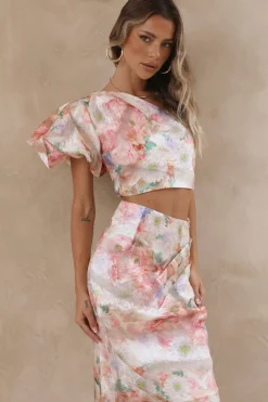Cropped>Hello Molly Serenity Crop Top Pink
