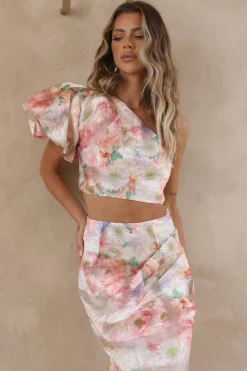 Cropped>Hello Molly Serenity Crop Top Pink