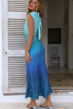 Maxi Dresses>Hello Molly Seventeen Again Maxi Dress Blue