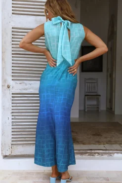 Maxi Dresses>Hello Molly Seventeen Again Maxi Dress Blue
