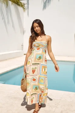 Vacation Dresses|Spring Break Dresses>Seven Wonders Agata Midi Dress Agata Print