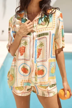 Shirts|Cropped>Seven Wonders Agata Shirt Agata Print