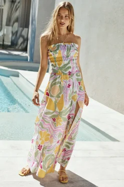 Cocktail Dresses|Spring Break Dresses>Seven Wonders Aveline Maxi Dress Aveline Print