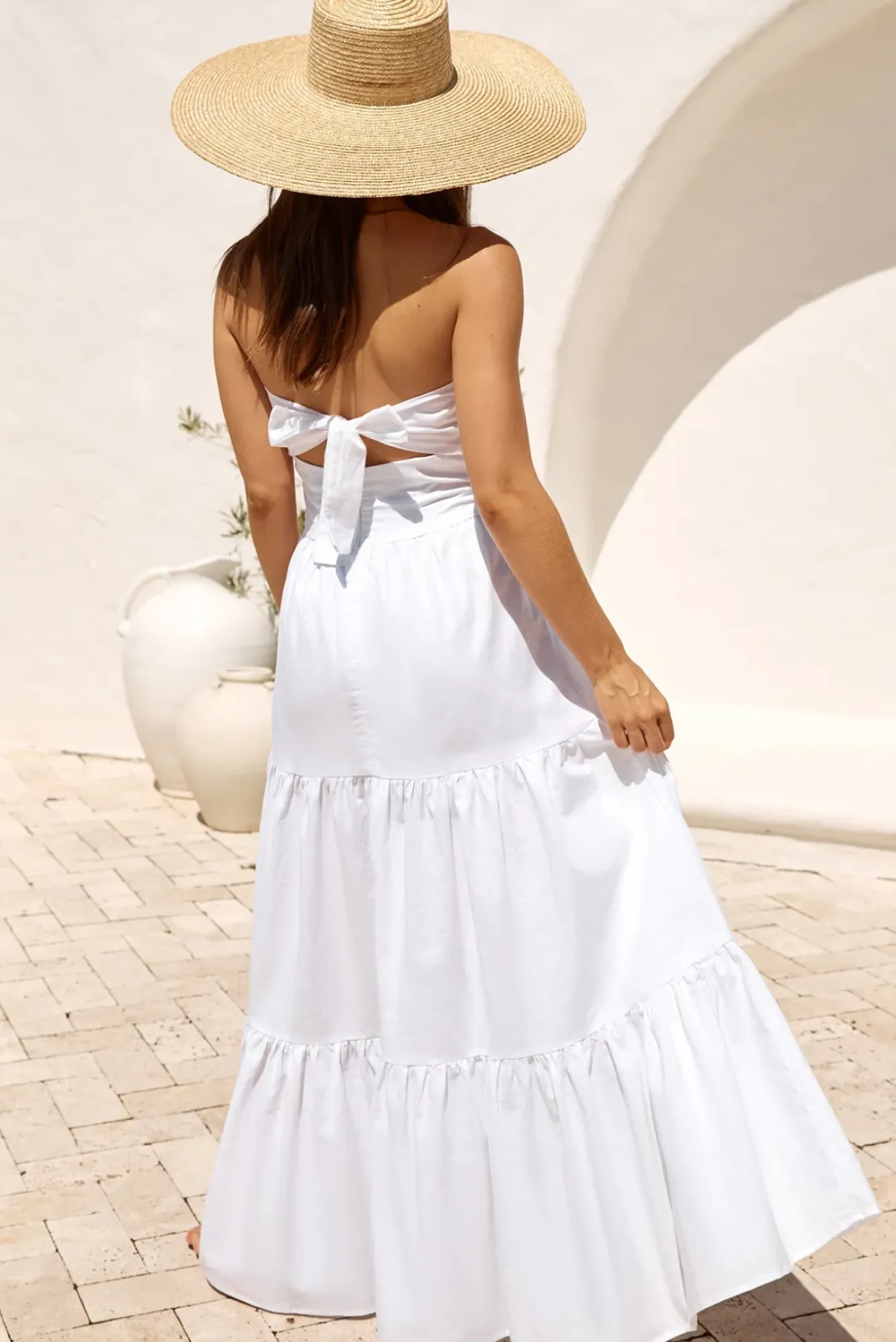 Spring Break Dresses|Brunch Dresses>Seven Wonders Bristol Maxi Dress White
