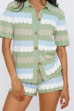 T-Shirts|Shirts>Seven Wonders Cam Shirt Sage