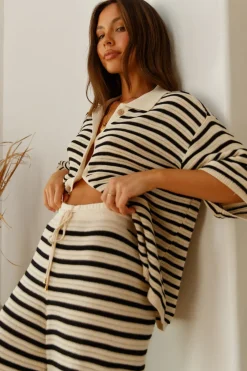 Shirts|Cropped>Seven Wonders Cherie Knit Shirt Sand