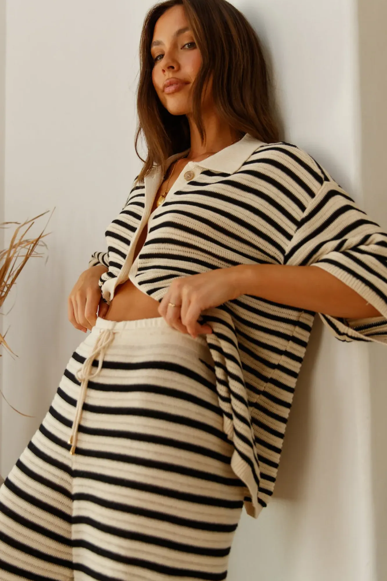 Shirts|Cropped>Seven Wonders Cherie Knit Shirt Sand