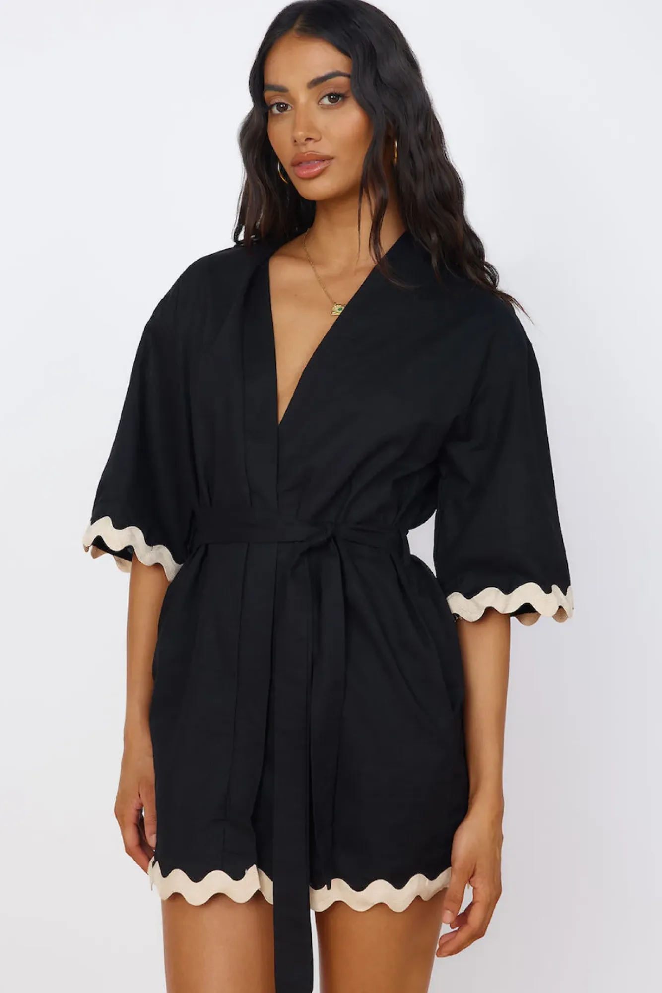 Date Night Dresses|Casual Dresses>Seven Wonders Harry Mini Dress Black