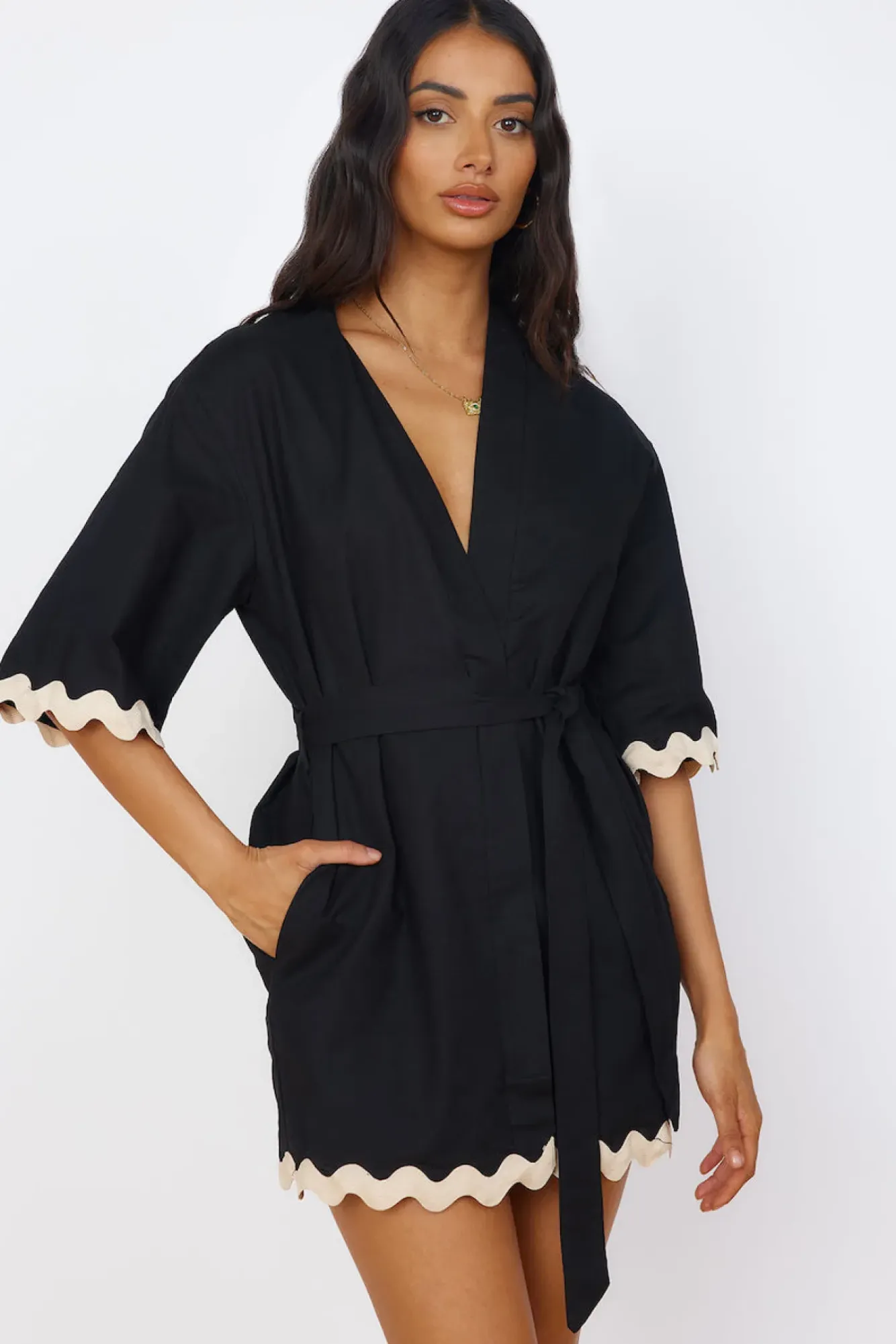 Date Night Dresses|Casual Dresses>Seven Wonders Harry Mini Dress Black