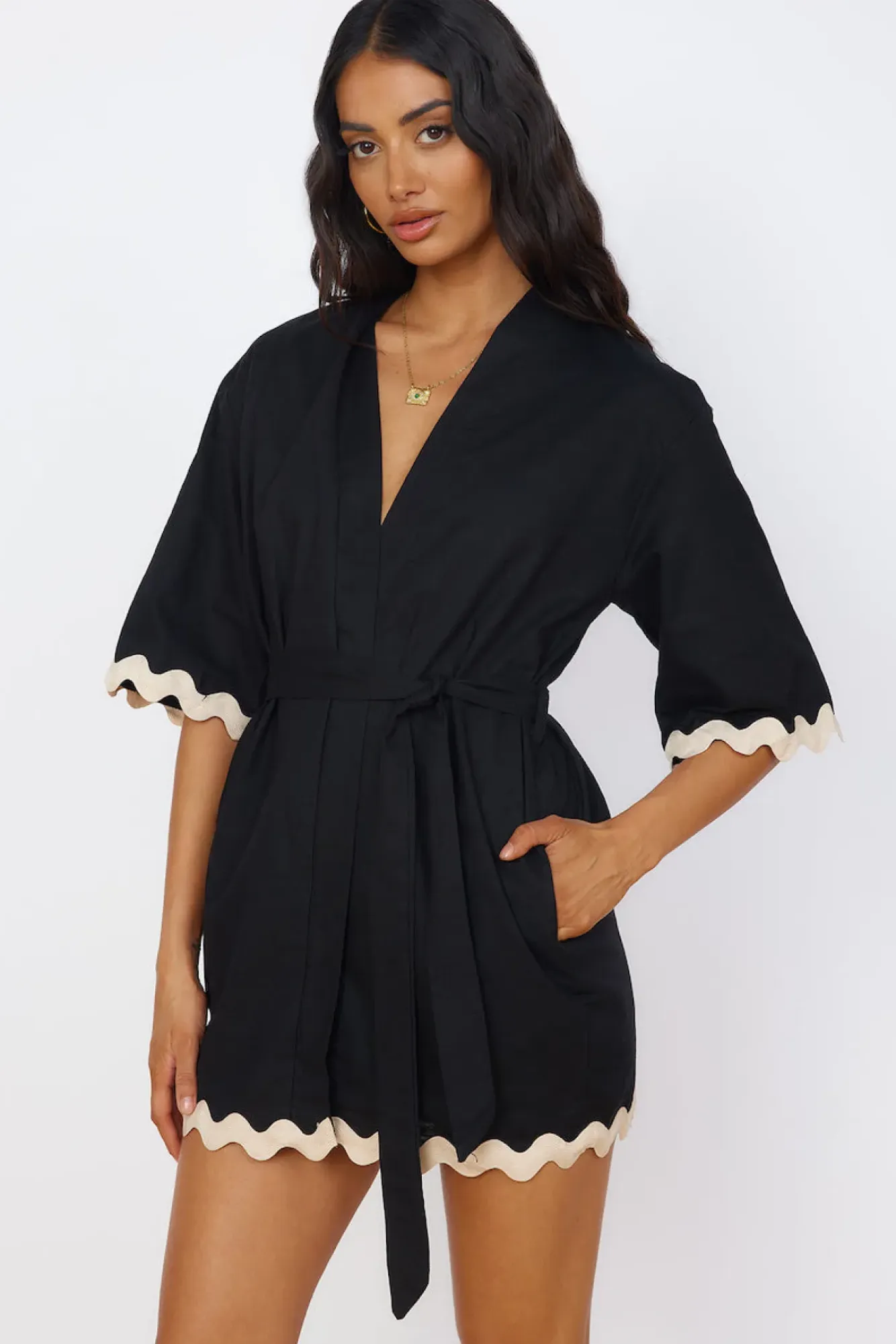 Date Night Dresses|Casual Dresses>Seven Wonders Harry Mini Dress Black