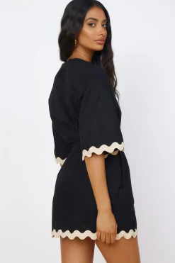 Date Night Dresses|Casual Dresses>Seven Wonders Harry Mini Dress Black