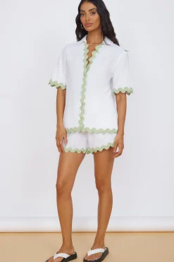 Shorts>Hello Molly SEVEN WONDERS Harry Short White
