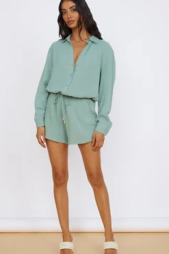 Shirts|Long Sleeve>Seven Wonders Kiana Shirt Sage